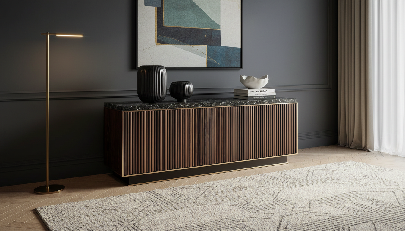 Ebony Makasar bespoke sideboard – premium wooden furniture – Chris Cimer – UK, Poland, Europe